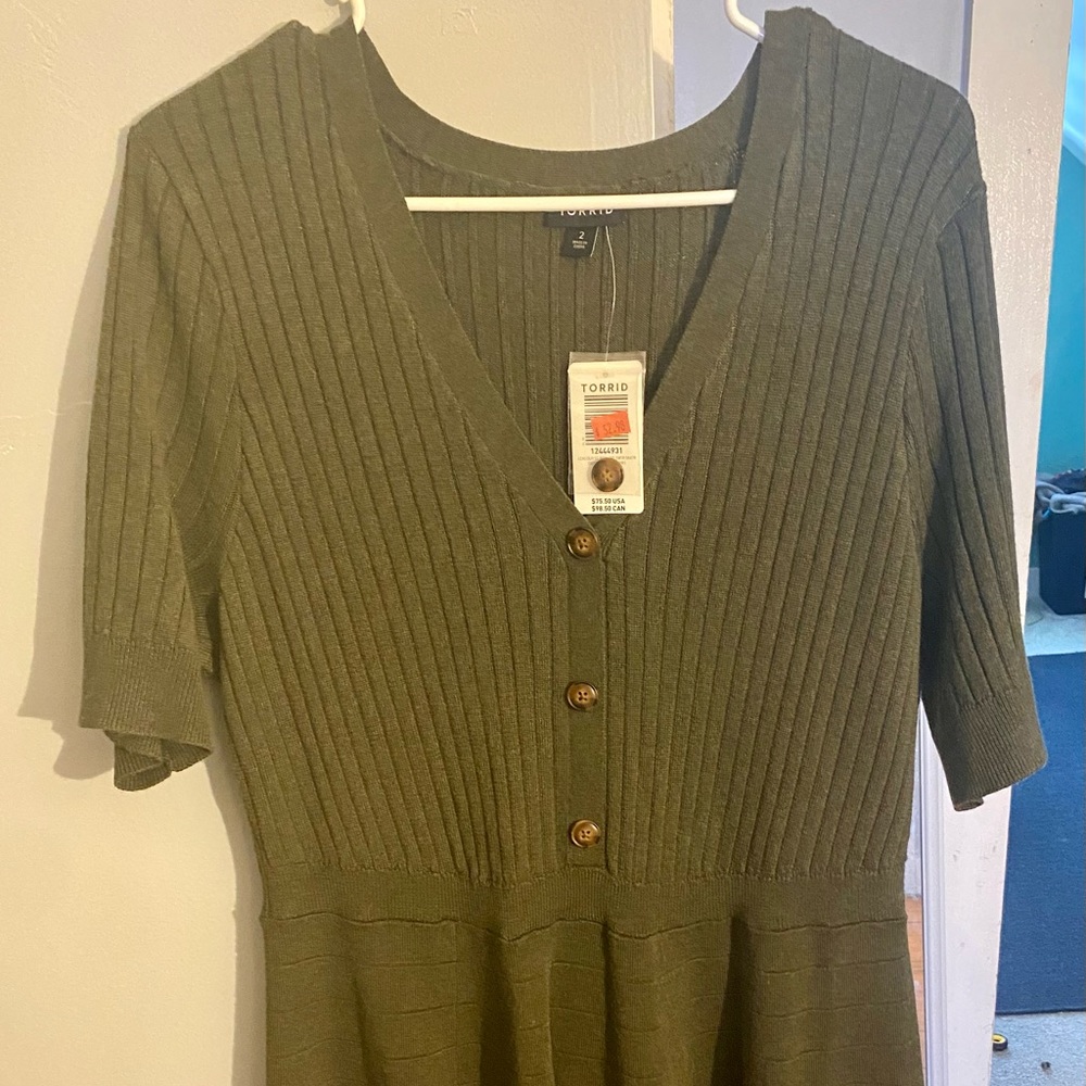 Torrid 2x Sweater Dress NWT